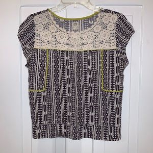 Anthropologie Tiny "Plein Air"  Top